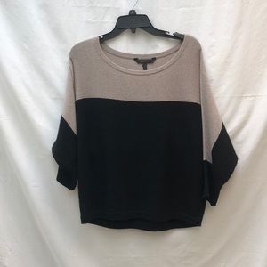 BCBG Maxazria Two Toned Sweater Shirt